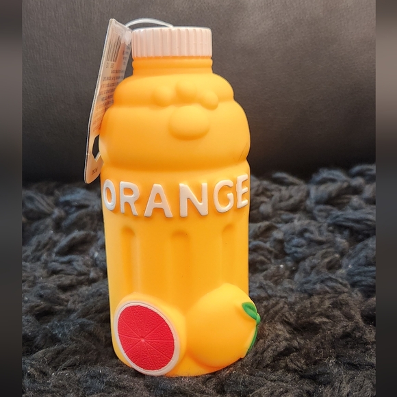 Petking Other - Orange Juice Bottle Squishy Squeak Dog Toy
